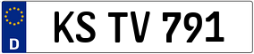 Truck License Plate